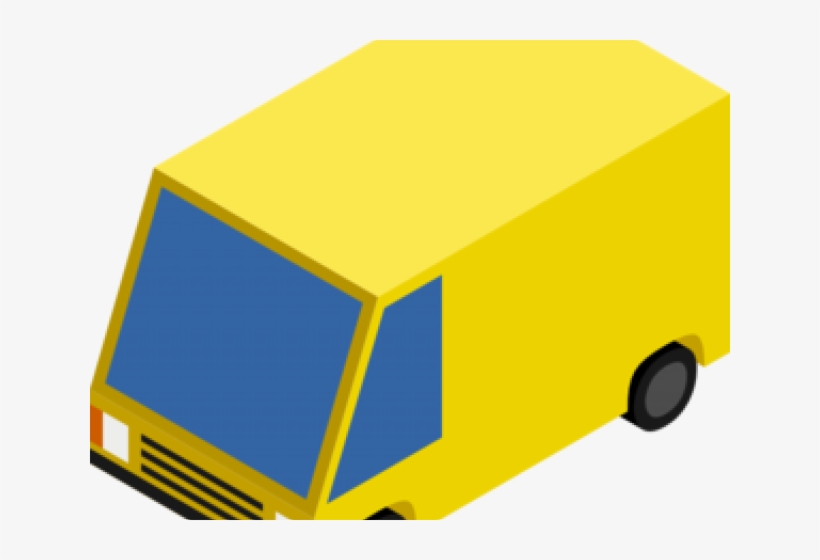 Vans Clipart Box Truck - Truck, transparent png #6143101