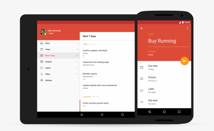 Who Ever Said That Serious Productivity Had To Be Boring - Todoist To Do List App, transparent png #6144649