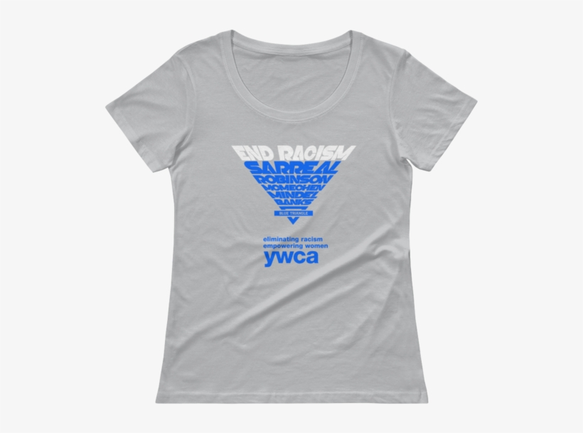 Blue Triangle - Women's Shirt - Frenchie Enjoys Summer On Unicorn Pool Float In Swimm, transparent png #6144789