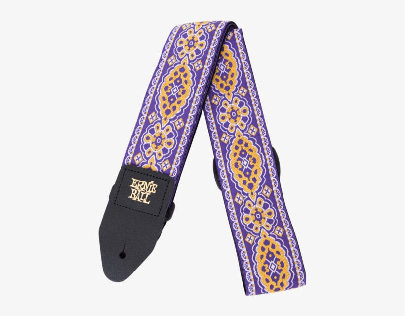 Ernie Ball Jacquard Strap - Purple Guitar Strap, transparent png #6145509