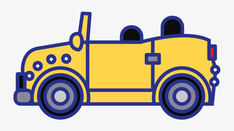 Let The Kids Take You For A Drive On This Rotating - Luna Park, transparent png #6146066