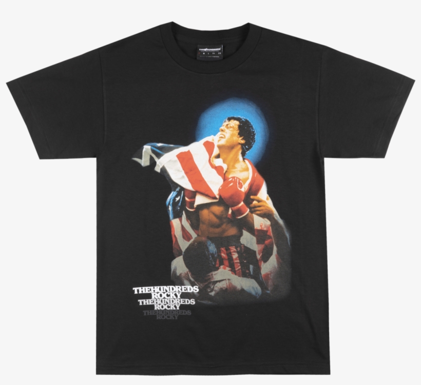 The Hundreds Rocky Balboa America T-shirt Mens Exclusive - Hundreds Rocky, transparent png #6147843