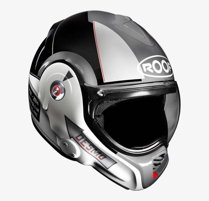 Roof Desmo Pilot Helmet - Roof Desmo Pilot Grey, transparent png #6147897