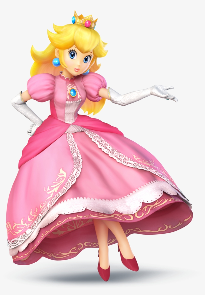 Super Smash Bros Peach Mario, transparent png #6149412