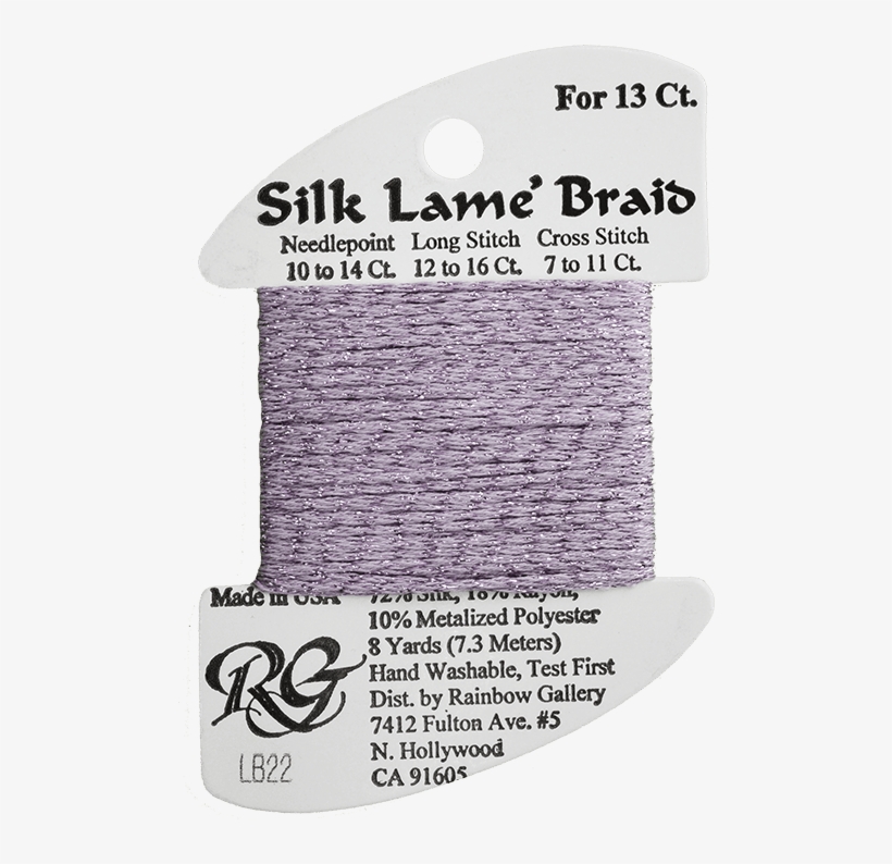 Needlepoint Silk Lame Braid Thread Lb-22, transparent png #6149835
