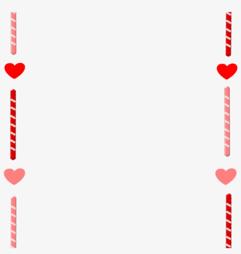Valentines Borders Clip Art Day Border Clipart Animations - Heart Border Clip Art, transparent png #6150049