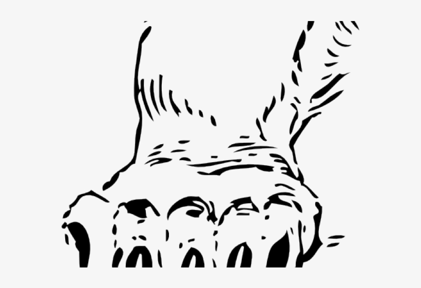 Clip Library Stock Bear Claws Clipart - Bear Claws Clipart Black And White, transparent png #6150374