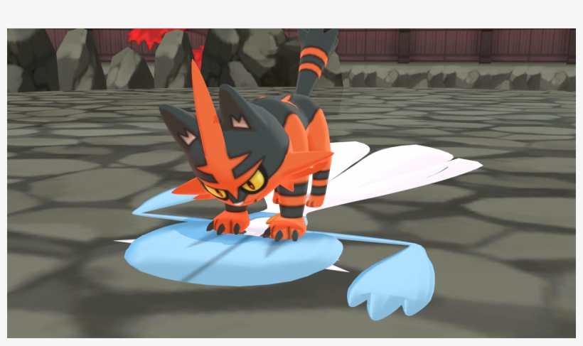 🎮 ナイトゲーマー 🎮 On Twitter - Flattened Delphox, transparent png #6150948