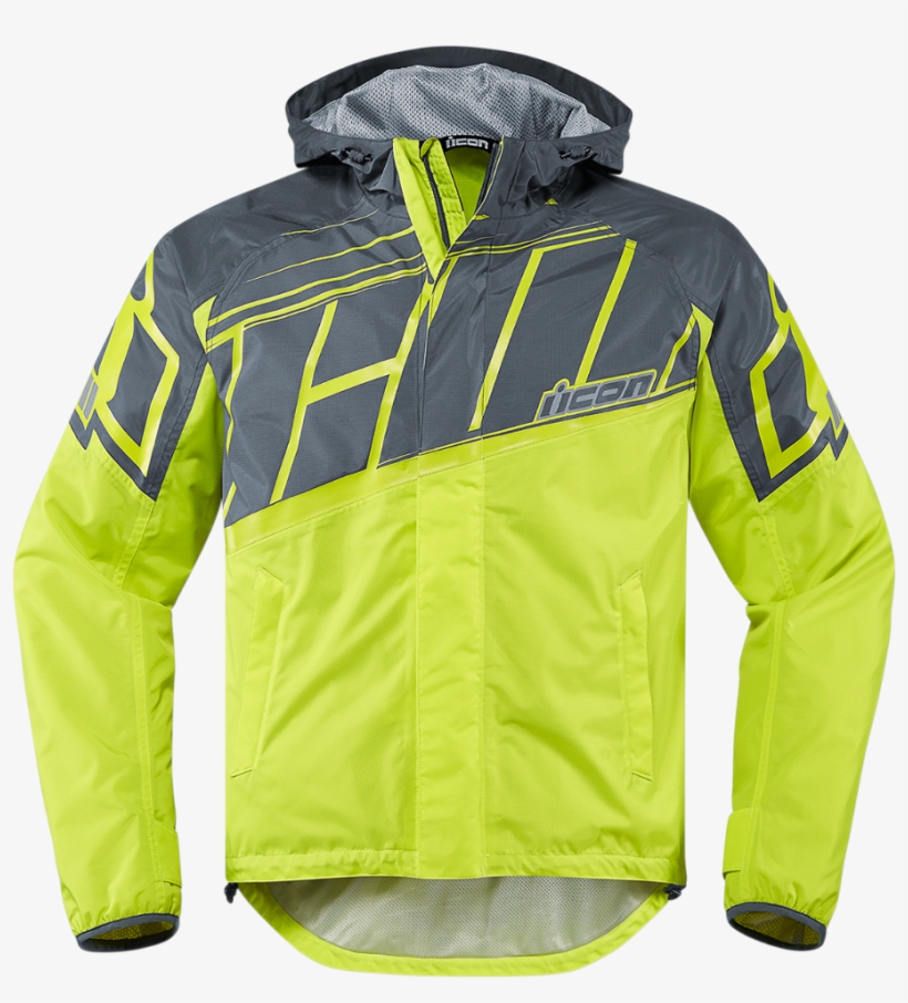 Mens Icon Yellow Pdx 2 Textile Motorcycle Riding Waterproof - Icon Pdx 2 Jacket, transparent png #6151079