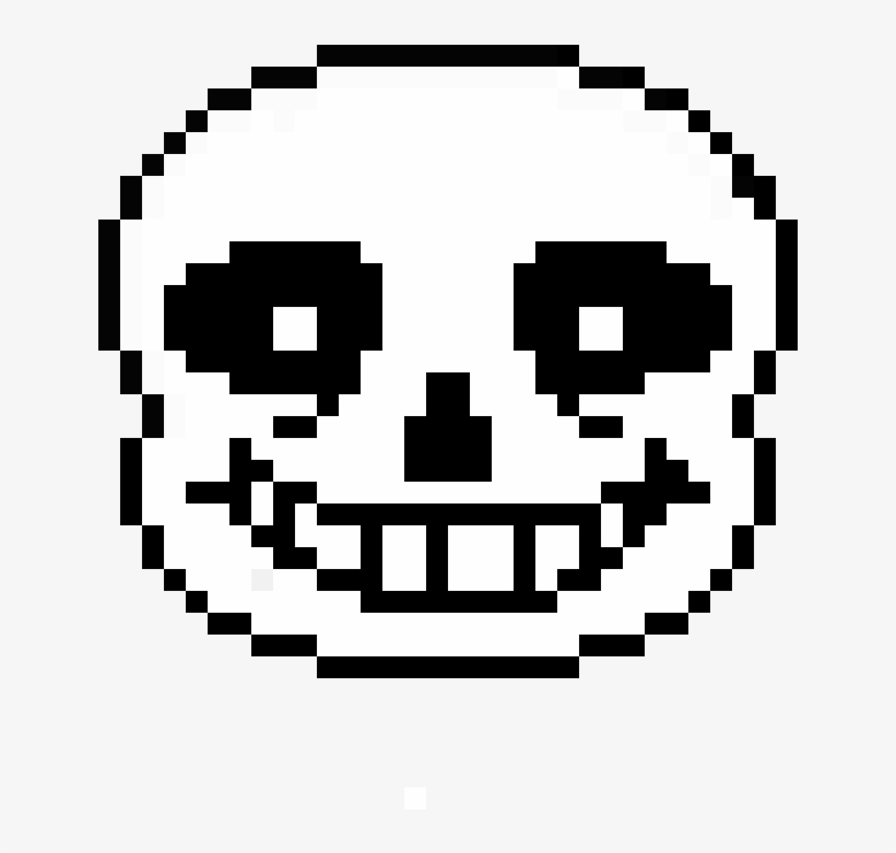 Sans Head - Sans Undertale Pixel, transparent png #6151204