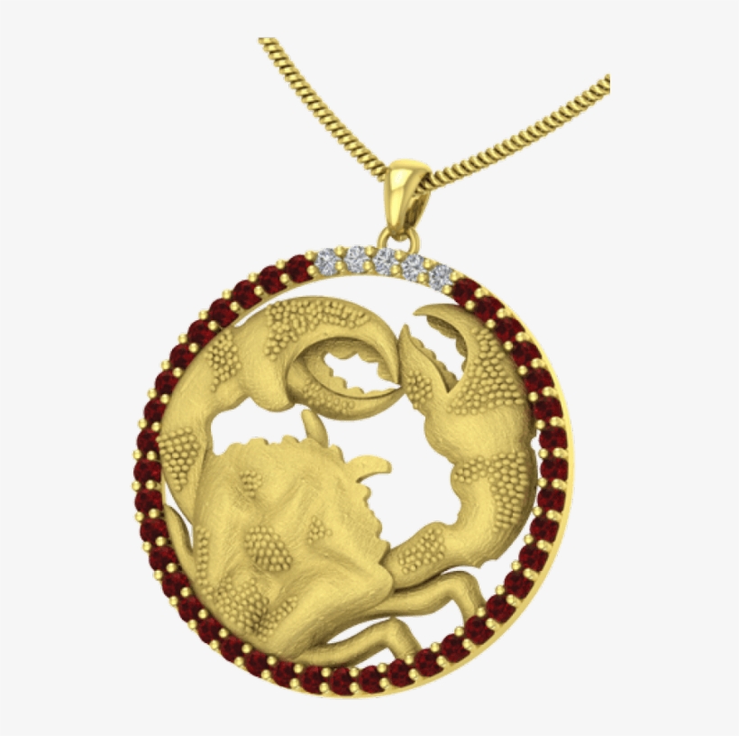Cancer Zodiac Pendant - Mehndi Design 2018 Chatai, transparent png #6151332