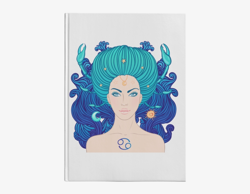 Cancer Girl Gift For The Cancerian Zodiac Woman * White - Modern Art, transparent png #6151618