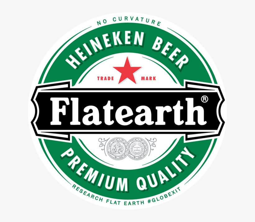 Heineken Flat Earth, transparent png #6151942