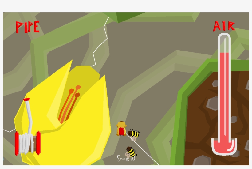 Bees - Cartoon, transparent png #6152888