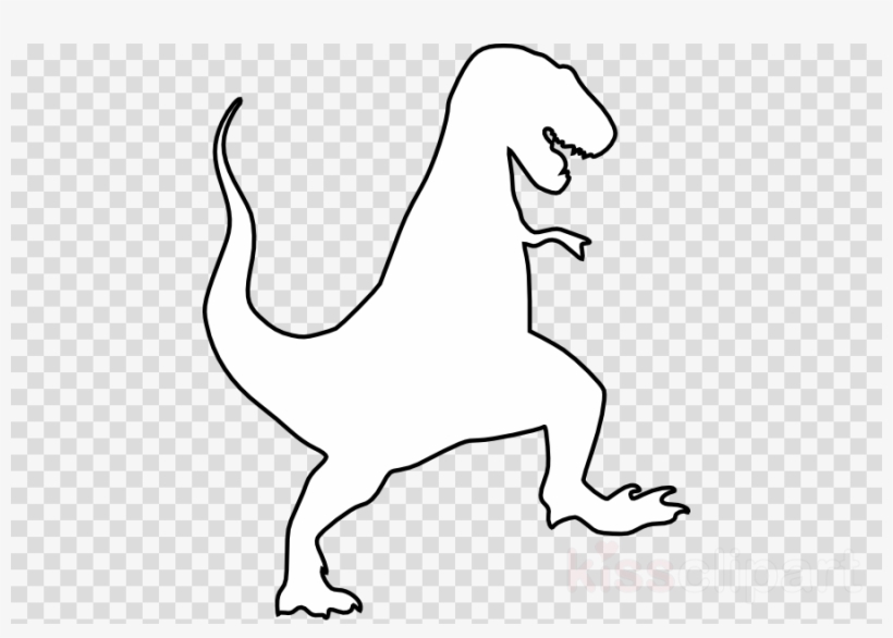 Outline Of At Rex Clipart Tyrannosaurus Stegosaurus - Cartoon Christmas  Tree Png - Free Transparent PNG Download - PNGkey