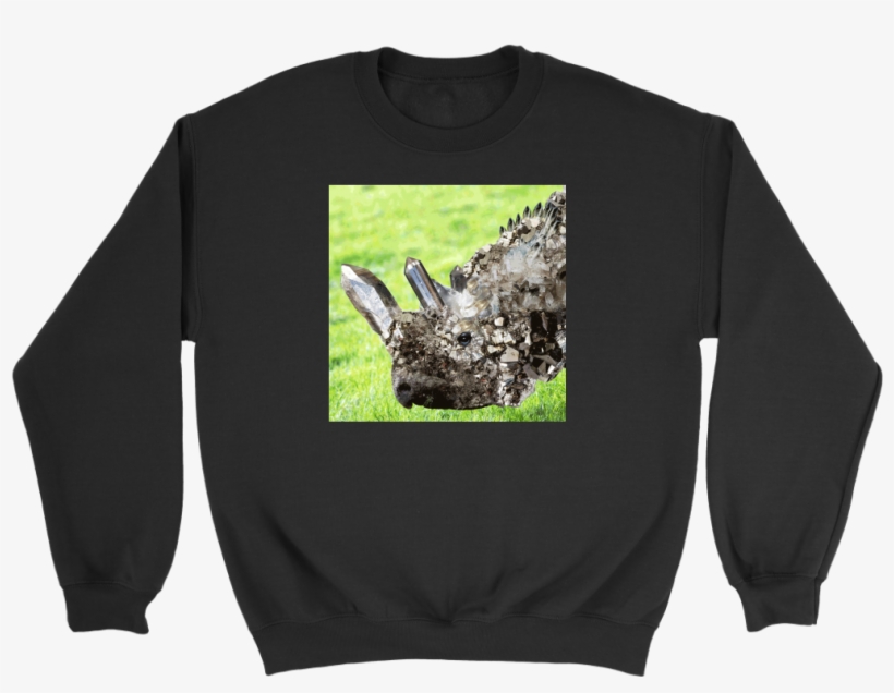 Crystal Rhino Sweatshirt - Cozy Tapes Vol 2 Shirt, transparent png #6153438