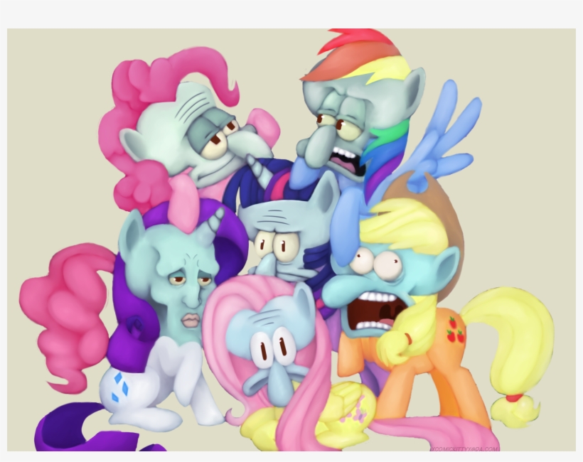 My Little Pony Squidward Face, transparent png #6153595