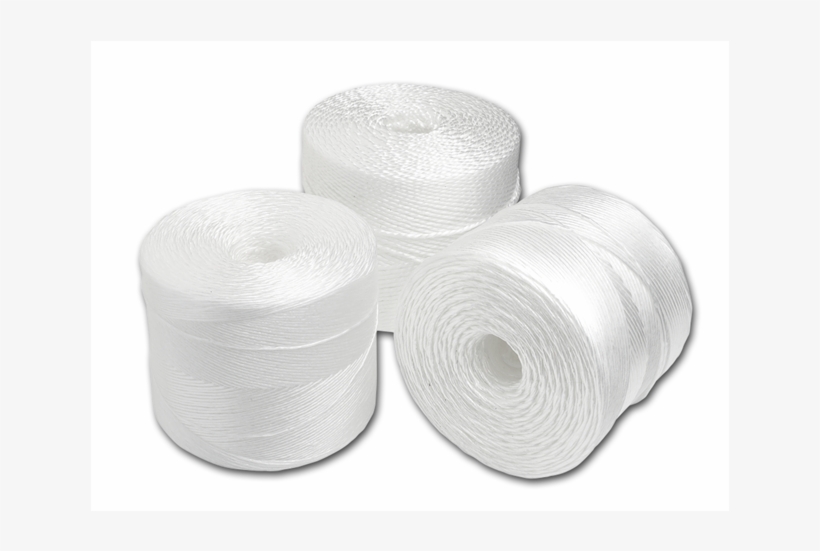 Twine, 3 Strands - Touw, 1800m, Wit, transparent png #6153836