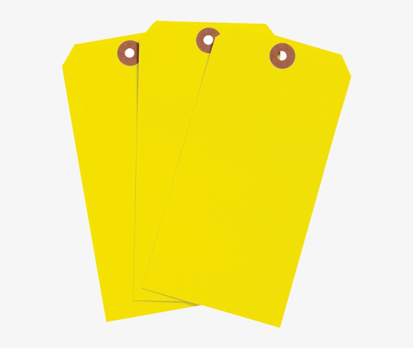 Brady Blank Paper Tag Range Yellow - Brady Corp 102141 Heavy Duty Blank Tag, transparent png #6154522