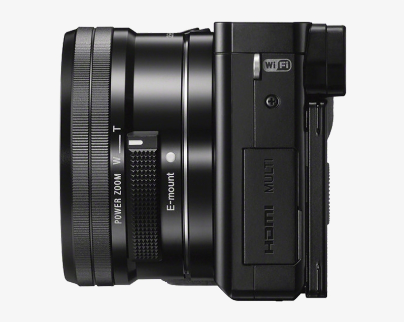 Sony Alpha Ilce A6000 System - Sony Ilce-6000l Kit (16-50) Black, transparent png #6156032