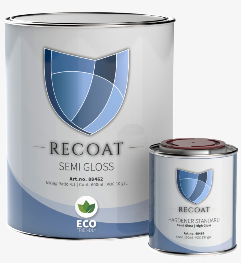 Recoat Semi Gloss - Box, transparent png #6156467