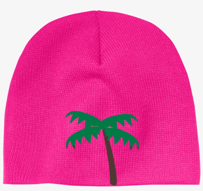Palm Tree Emoji Cp91 100% Acrylic Beanie, transparent png #6156822
