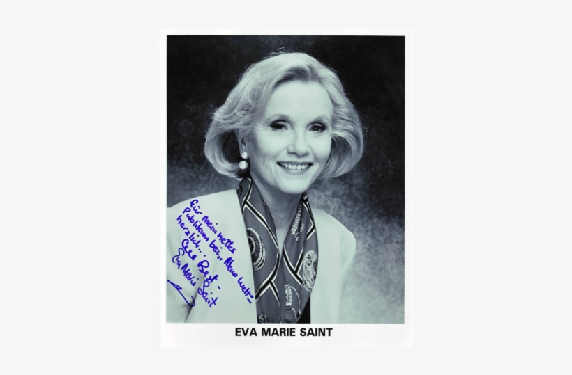 Eva Marie Saint - Eva Marie Saint-signed, transparent png #6157456