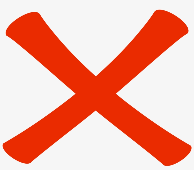 X Mark Png, transparent png #6157958