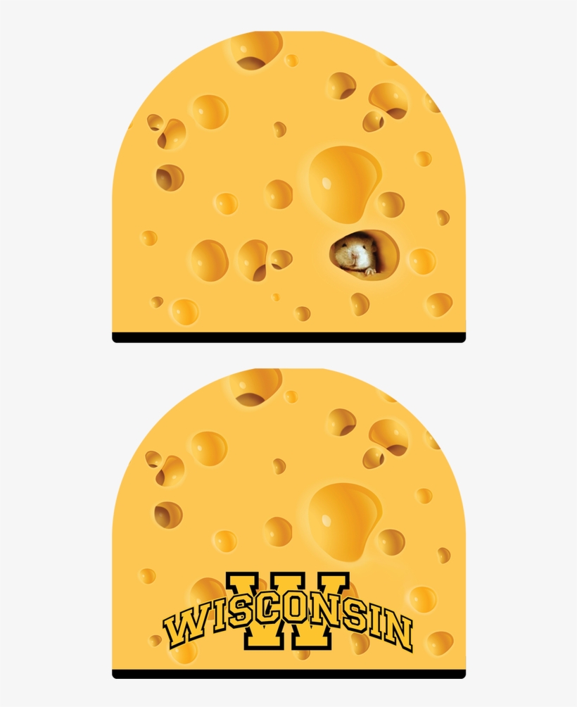 Beanie - Cheese Head - Wisconsin Cheese Fun Beanie Knit Hat, Yellow, transparent png #6158795