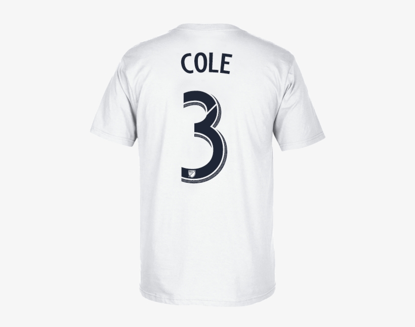 La Galaxy Authentic Home Ashley Cole T-shirt - La Galaxy Home Shirt 2016-17 With Ashley Cole 3 Printing, transparent png #6159918