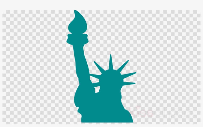 Statue Of Liberty Emoji Clipart Statue Of Liberty Clip - Silhouette Soccer Png, transparent png #6160342