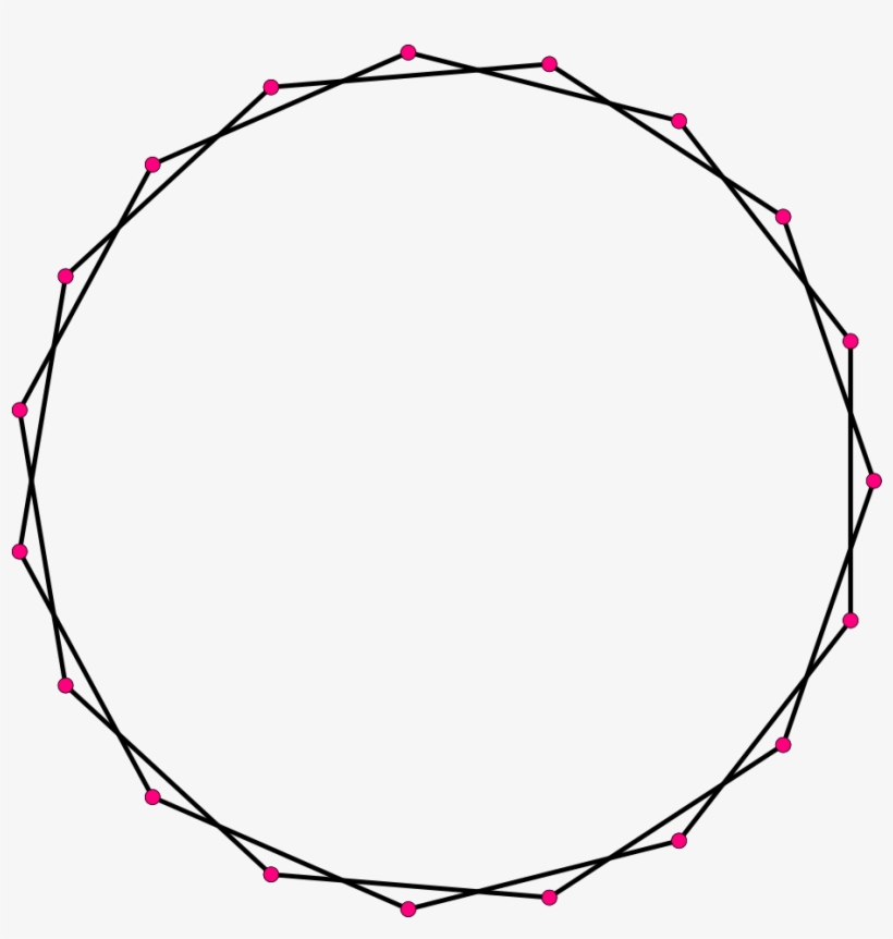 Regular Star Polygon 19-2, transparent png #6160499