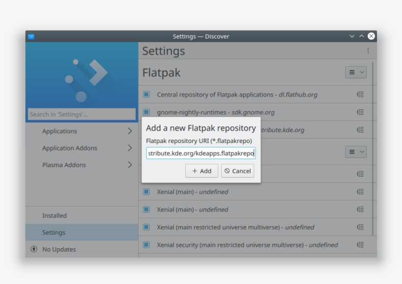 With Kdeapps Flatpak Repo String, Before, transparent png #6160501