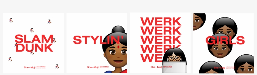 She-moji Girl Power Phrases - Girl, transparent png #6160825