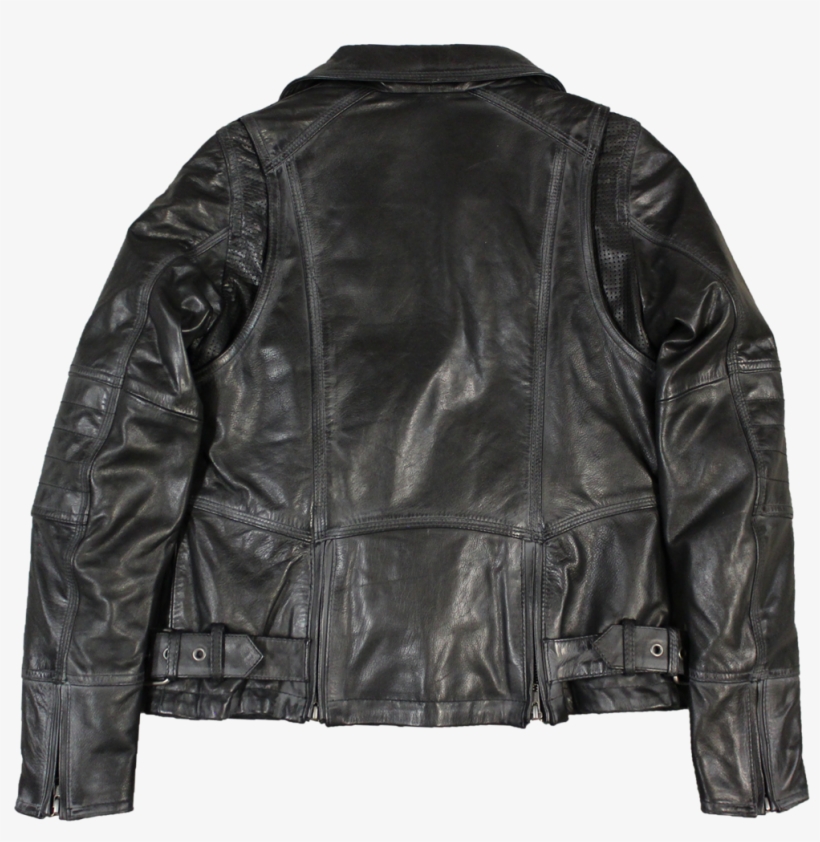 Classic Leather Biker Jacket - Superdry Echo Quilt Puffer, transparent png #6162748