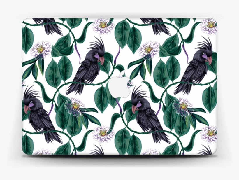 Flowers & Cockatoo Skin Macbook Air 13” - Apple Macbook Air (13", Mid 2017), transparent png #6163211