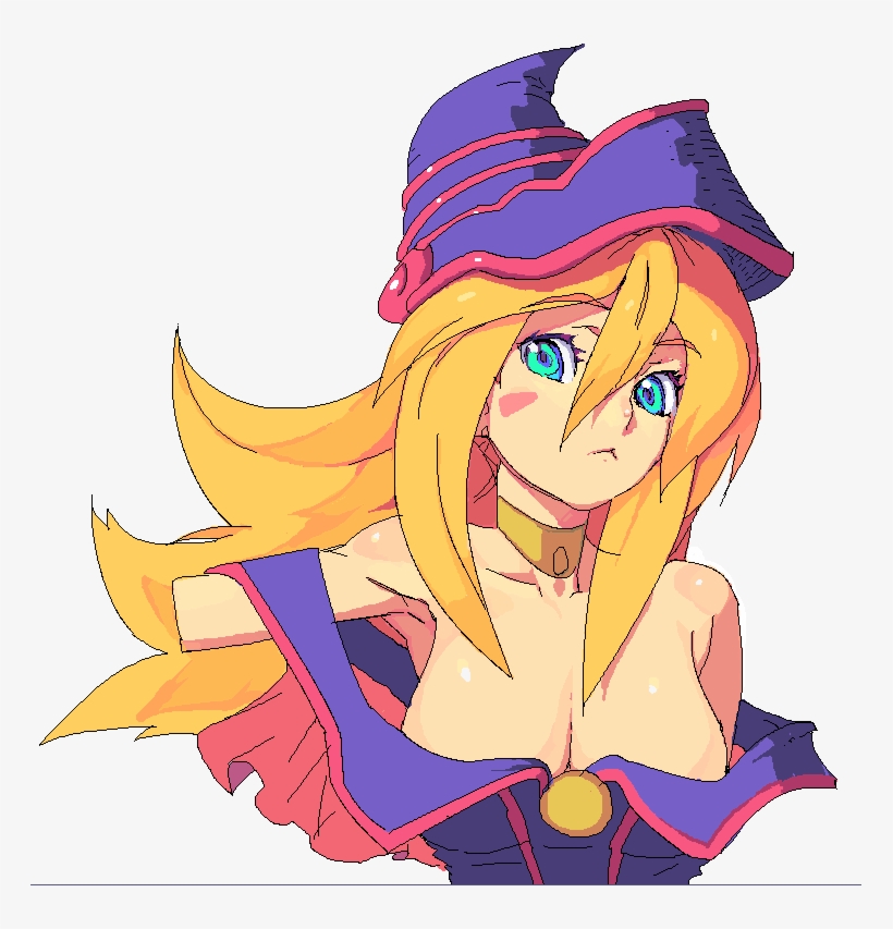 Dark Magician Girl Drawn By - Cartoon, transparent png #6163271