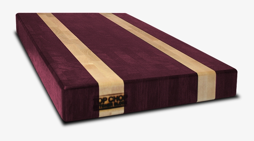 Purple Heart With Maple Blonde Streaks End Grain Butcher, transparent png #6163802