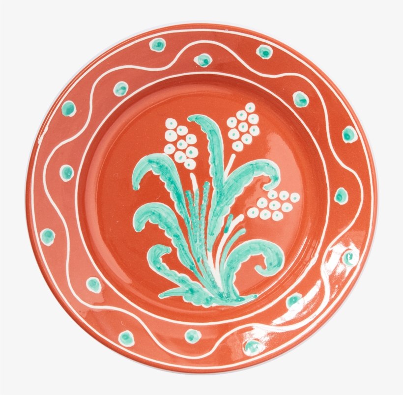 Green And White Harvest Dinner Plate, transparent png #6165417