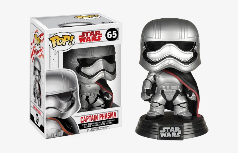 The Last Jedi - Funko Pop Captain Phasma, transparent png #6165950