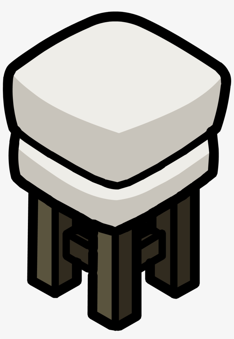 Kitchen Stool - Club Penguin Stool, transparent png #6166008