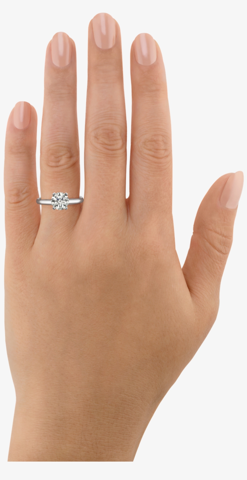 How To Pick The Perfect Diamond Shane - Ring On Finger Png, transparent png #6166341