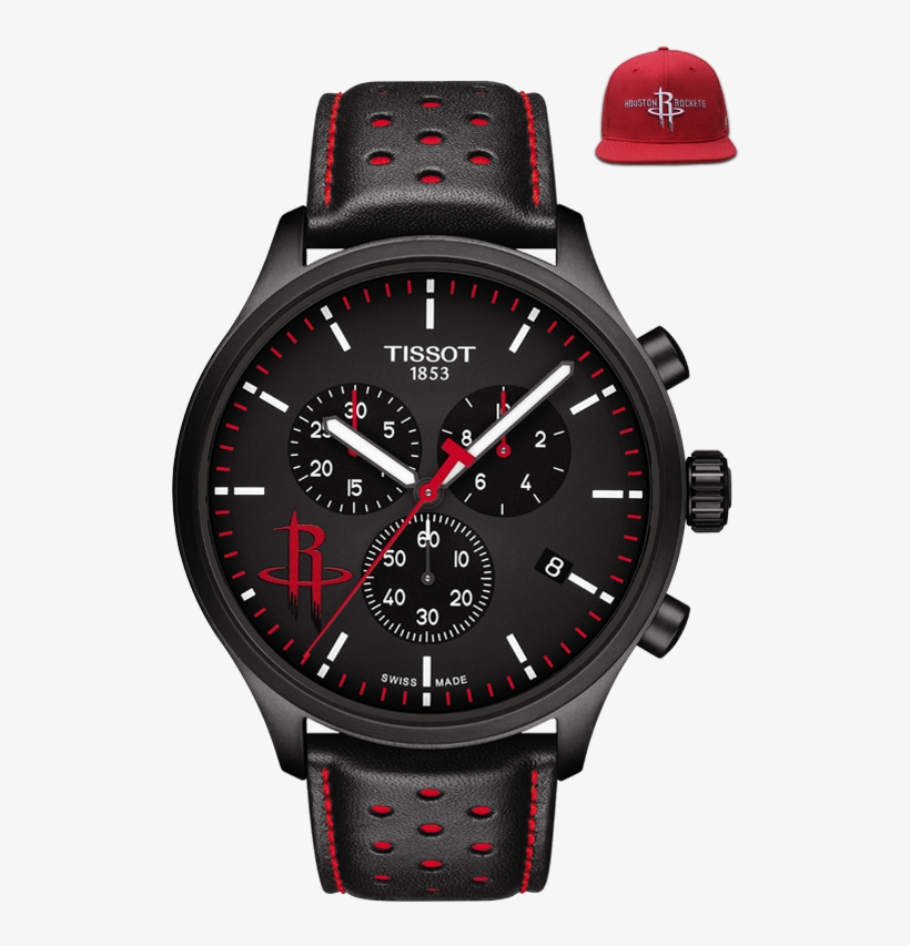 Tissot Chrono Xl Nba Chronograph Houston Rockets - Nba Watch, transparent png #6166569