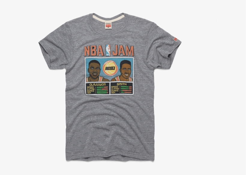 Nba Jam Houston Rockets - T-shirt, transparent png #6166851
