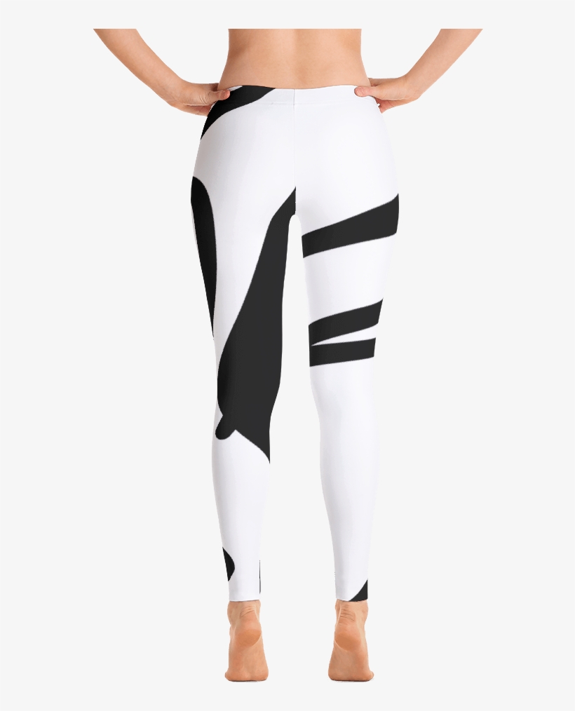 Boglio Black & White Leggings - Imagineavalon Christmas Leggings, Christmas Clothing,, transparent png #6167108