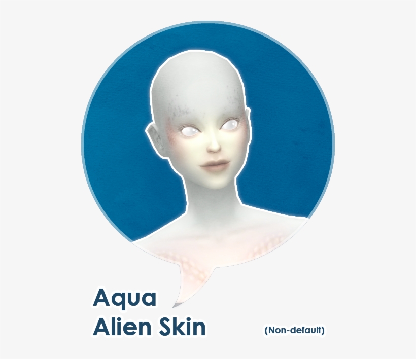 Leh Gaming A New - Sims 4 Alien Skin Cc, transparent png #6169935