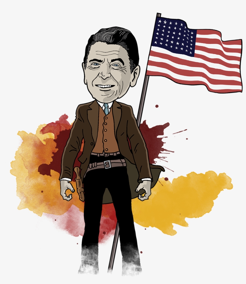 A Million Degrees Of Separation O Production Company - Ronald Reagan Transparent, transparent png #6170438