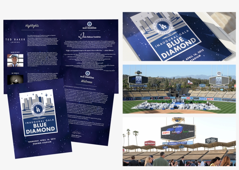 2015 Los Angeles Dodgers Foundation Blue Diamond Gala - Flyer, transparent png #6170817