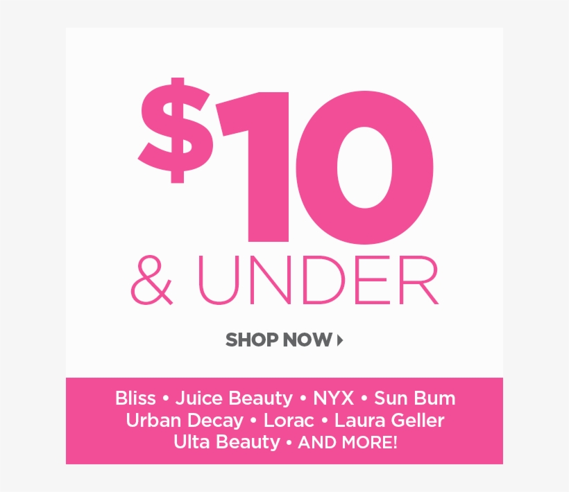 $10 & Under - $10 And Under Sale, transparent png #6171517