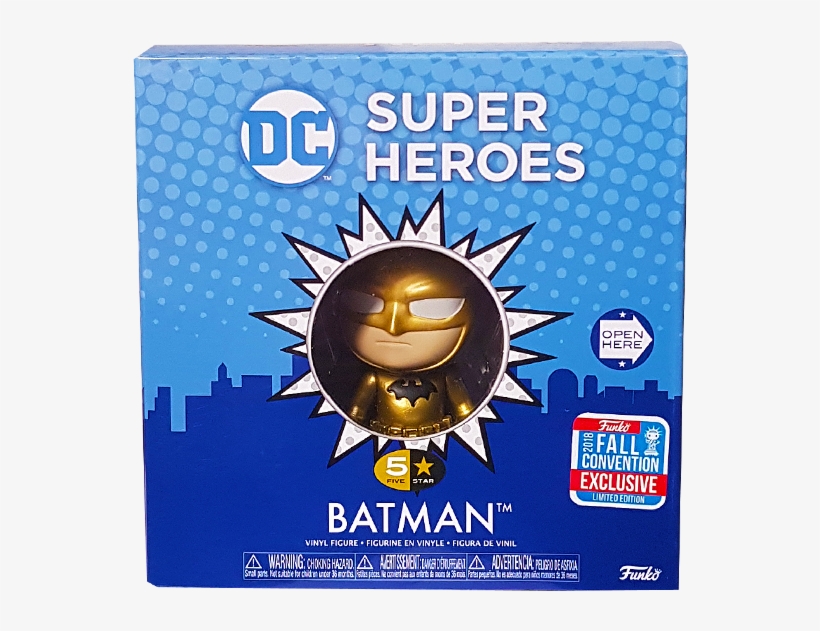 Dc Super Heroes Batman Nycc 2018 Exclusive 5-star Figure - Funko 5 Star, transparent png #6171595